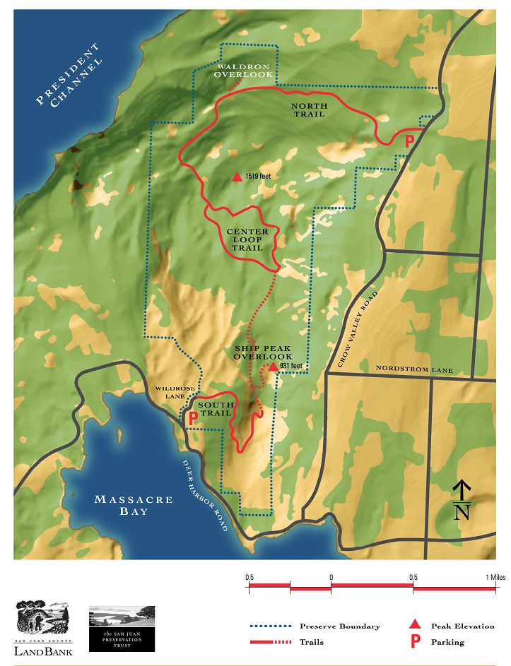 Turtleback Mountain Trail Map Hiking Turtleback Mountain